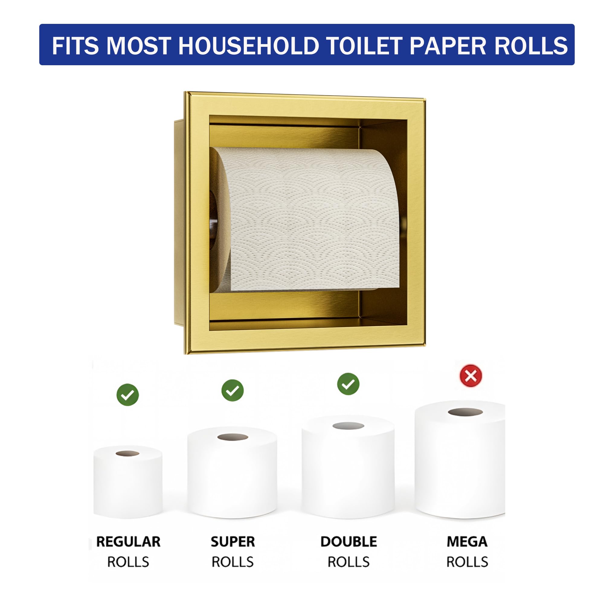 Toilet Paper Holder for Bathroom Renovation — Amazon image 2