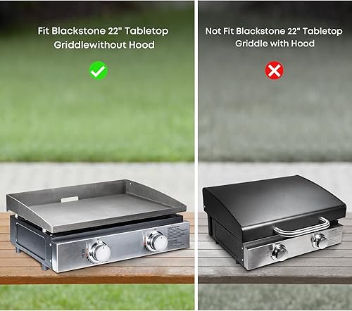Miniatura 4 de Stanbroil Cubierta de parrilla de poliéster 600D resistente, se adapta a la parrilla Blackstone de 22 pulgadas sin capucha, repuesto para Blackstone