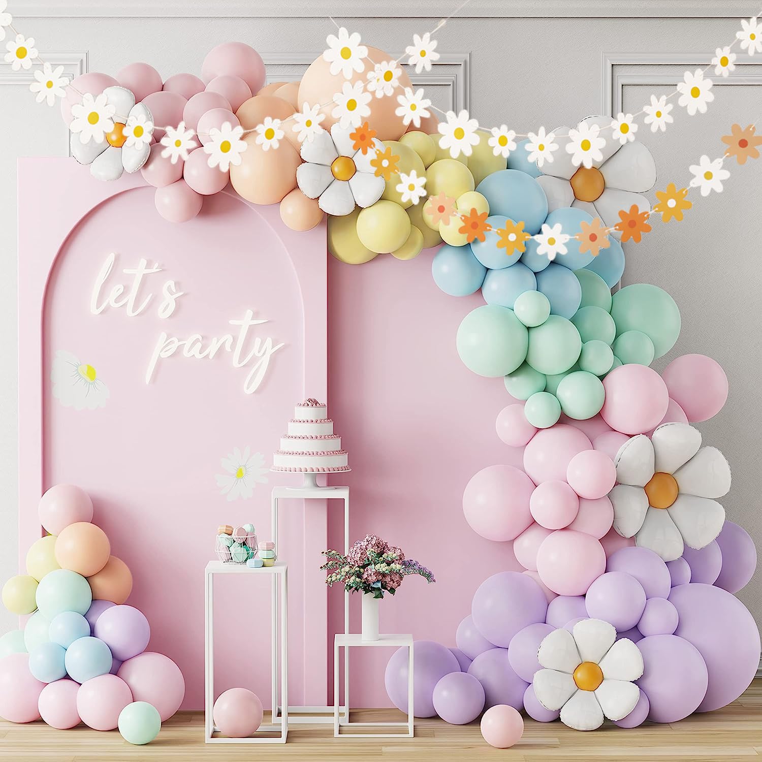 Waenerec Yellow Happy Birthday Banner - 16.4 Ft Garland With 13 Flags, Party Decoration For All Ages
