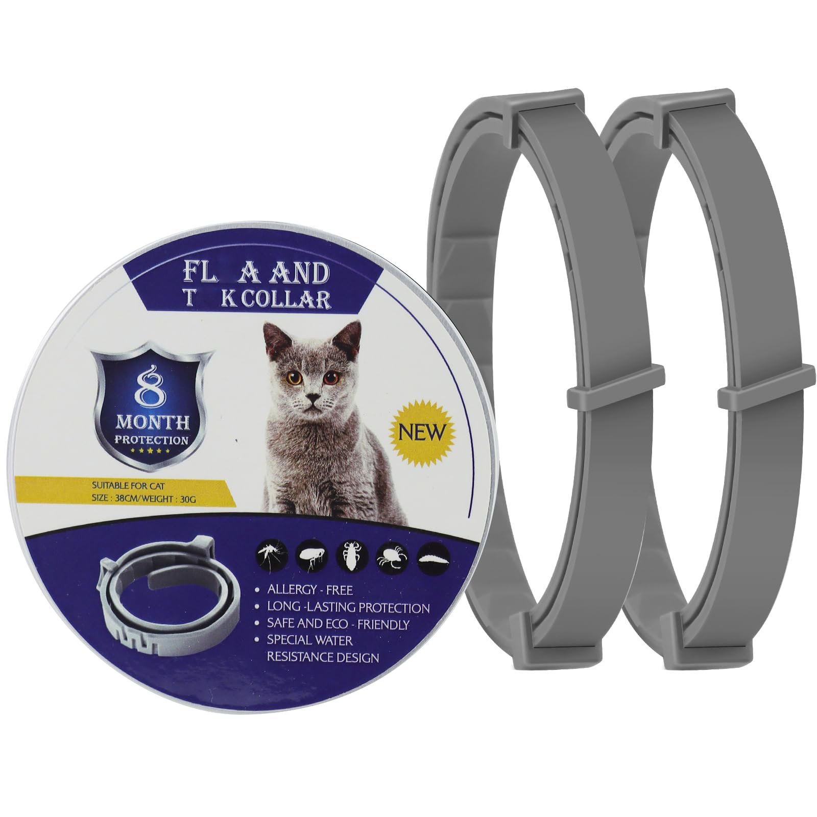 Seresto Flea Collar For Cats Woyamay Pack Cat Collar, 32-Month