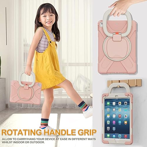 Vista 153 de Funda para iPad (A16) de 11 pulgadas 2025, Aslo para iPad 10 de 10.9 pulgadas 2022, funda resistente a prueba de golpes, soporte giratorio, soporte