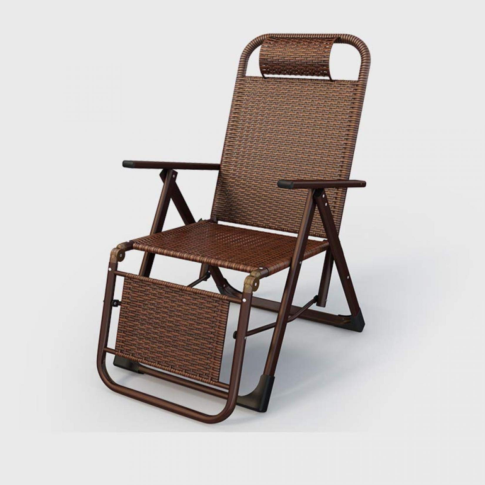 Chaise longue pliante et inclinable de jardin pour camping