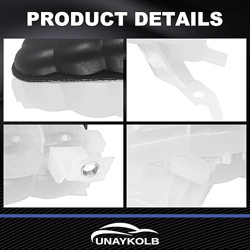 Miniatura 4 de Unaykolb Botella de desbordamiento del radiador del tanque de recuperación de refrigerante para Cadillac Escalade Base 2015-2017 para Cadillac