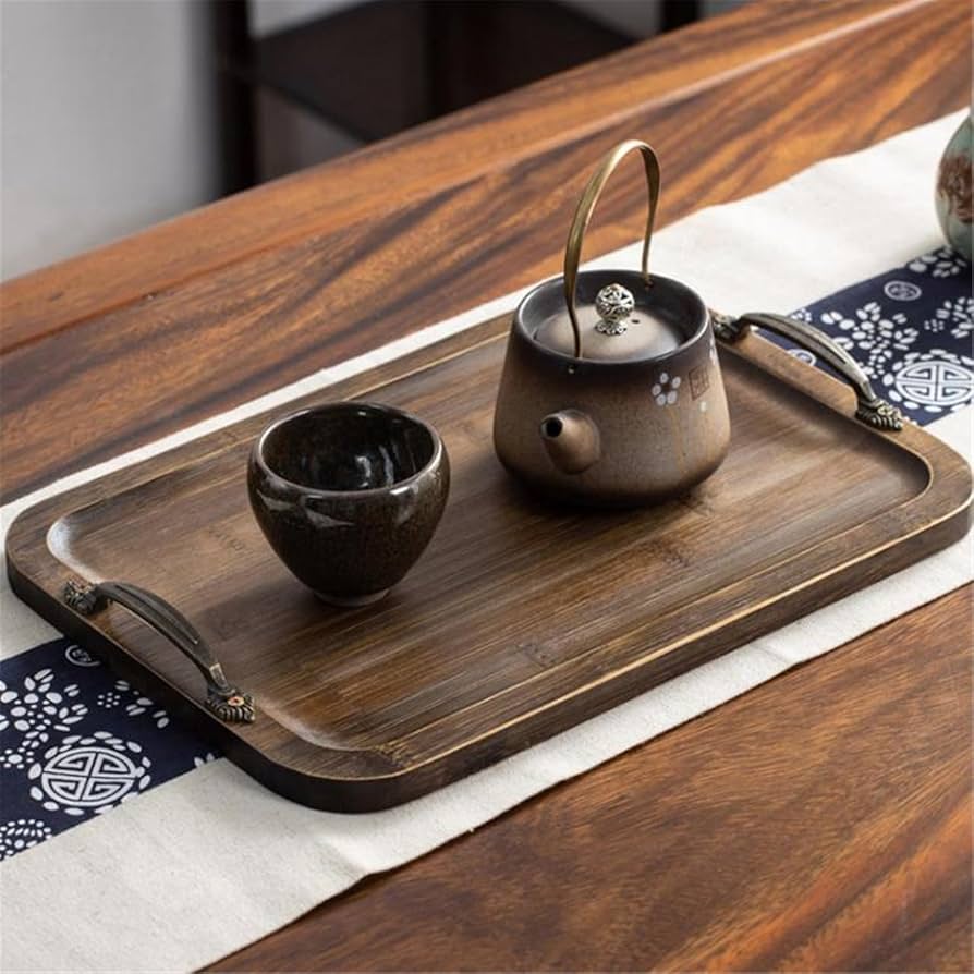 木製トレイ 取っ手付き アンティーク 木製トレイ 取っ手付き アンティーク