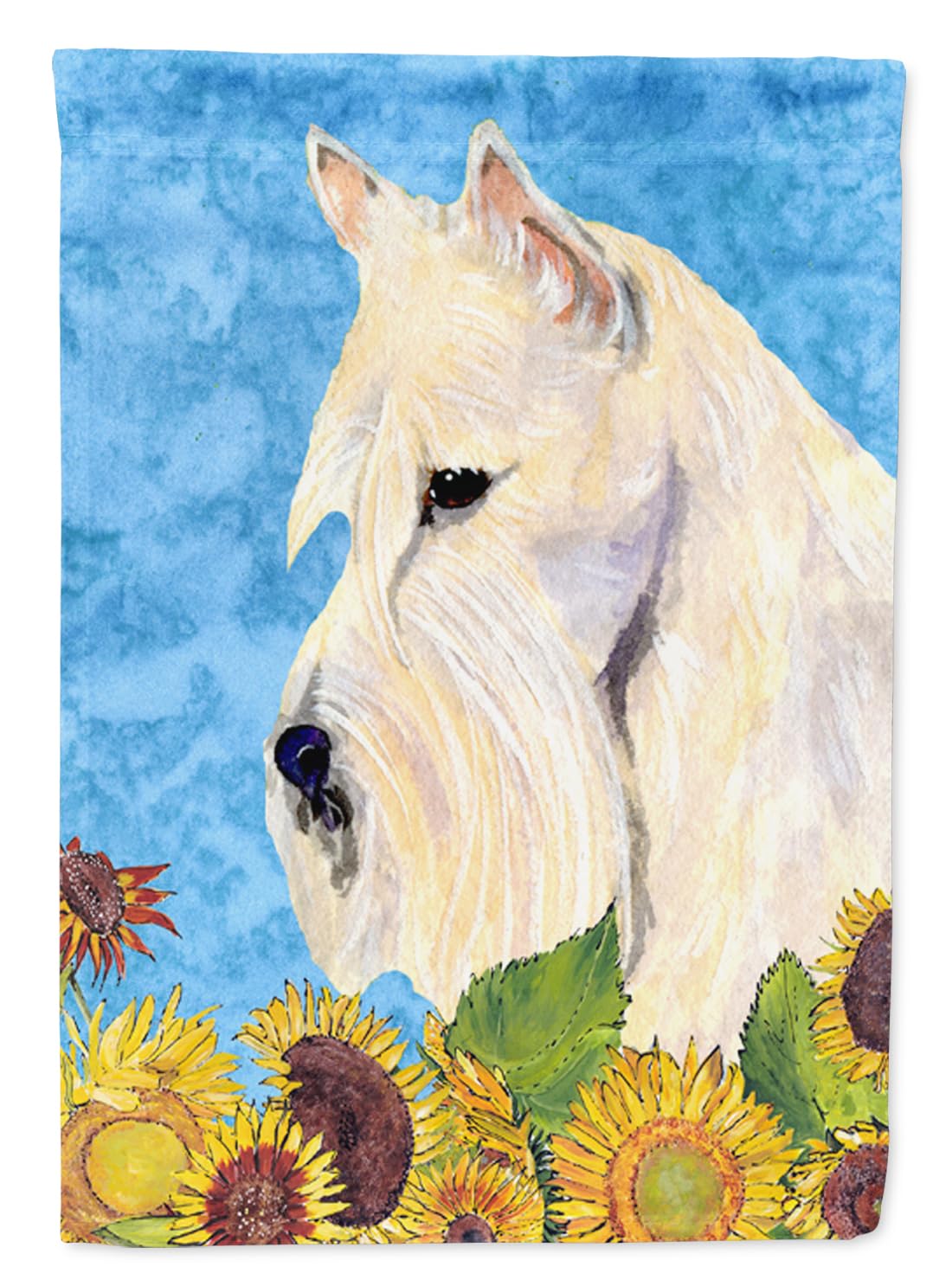 Drapeau Terrier écossais multicolore pour jardin petit format Caroline's Treasures SS4164GF