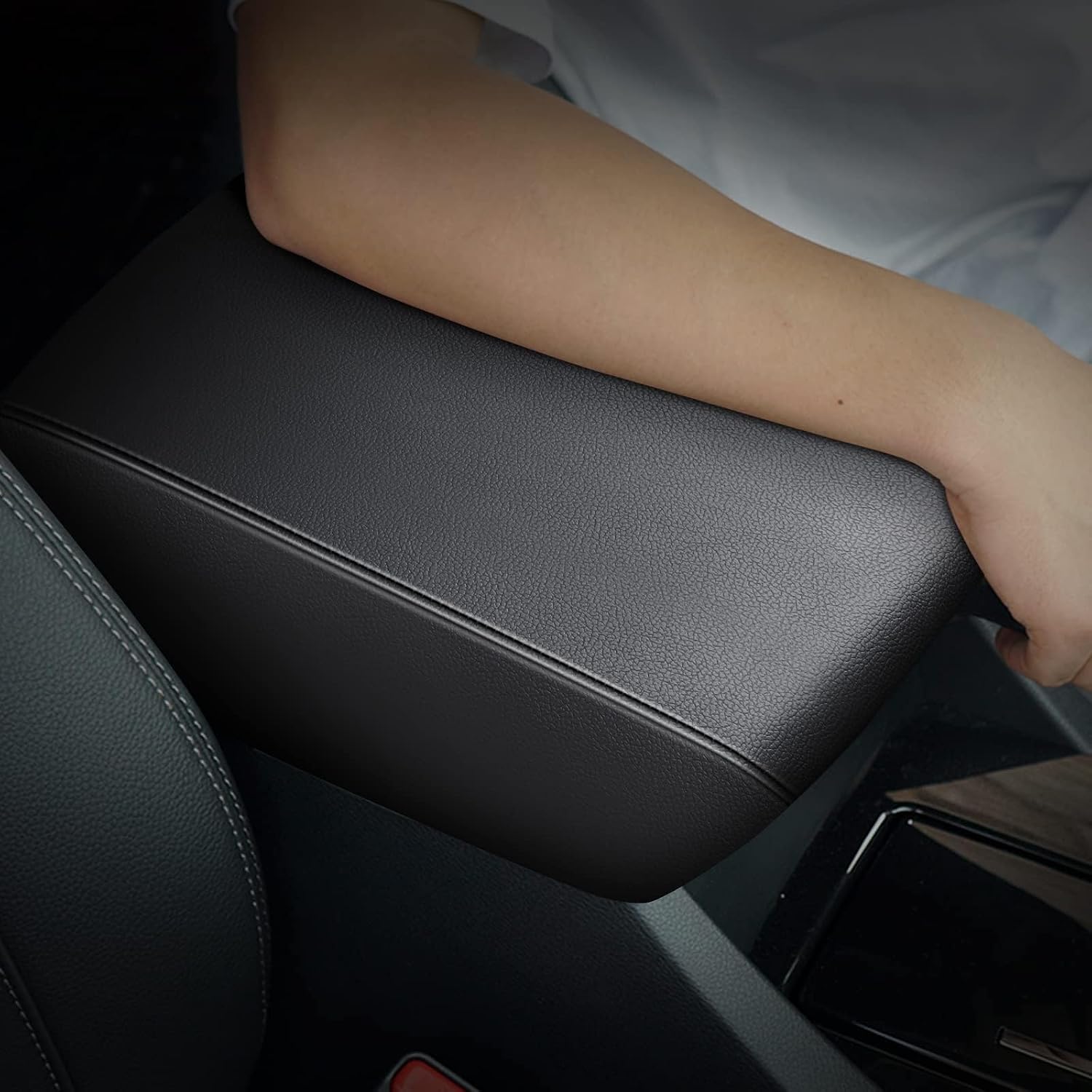 AOMSAZTO Armrest for 2013-2016 Dodge Dart Black