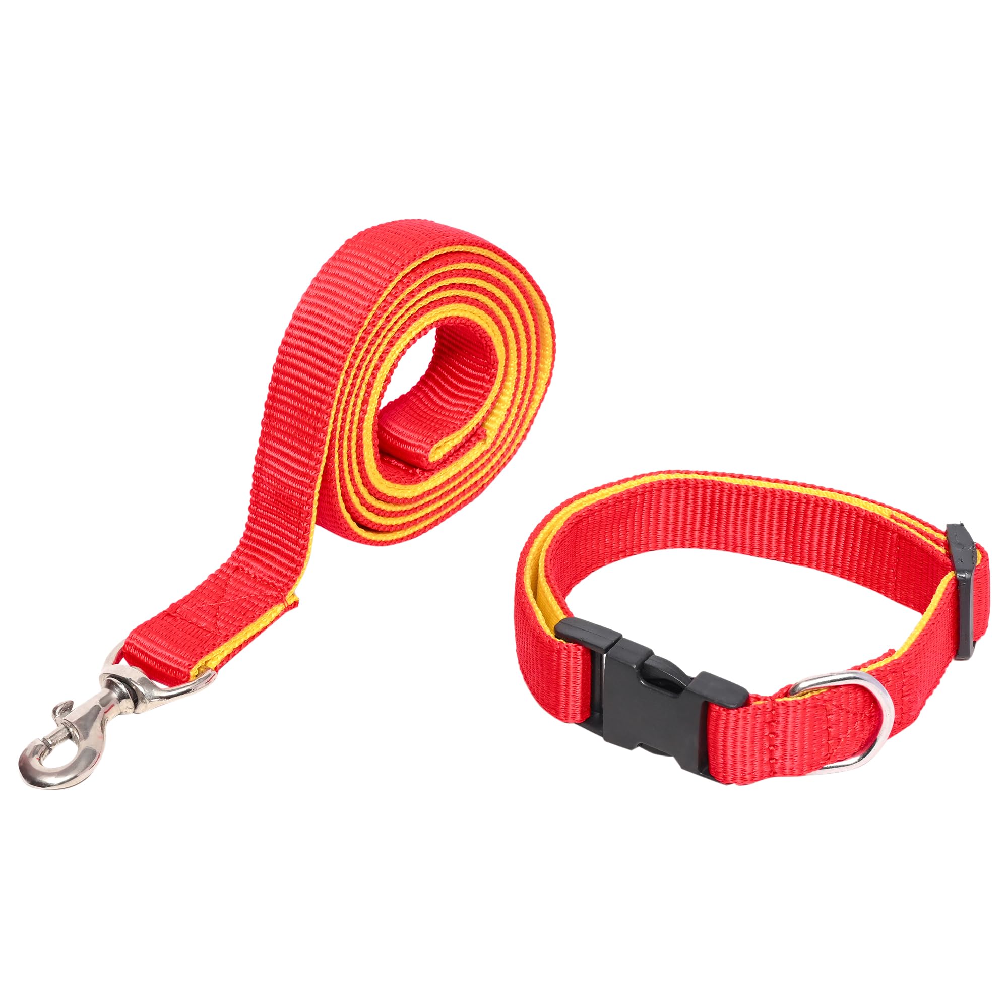 Patch & Marshall Nylon Designer Collar and Leash Set Adjustable Set Suitable for Dogs and Puppies_(Red_1 Inch) (B0CGXNW8JF) Amazon Price History, Amazon Price Tracker