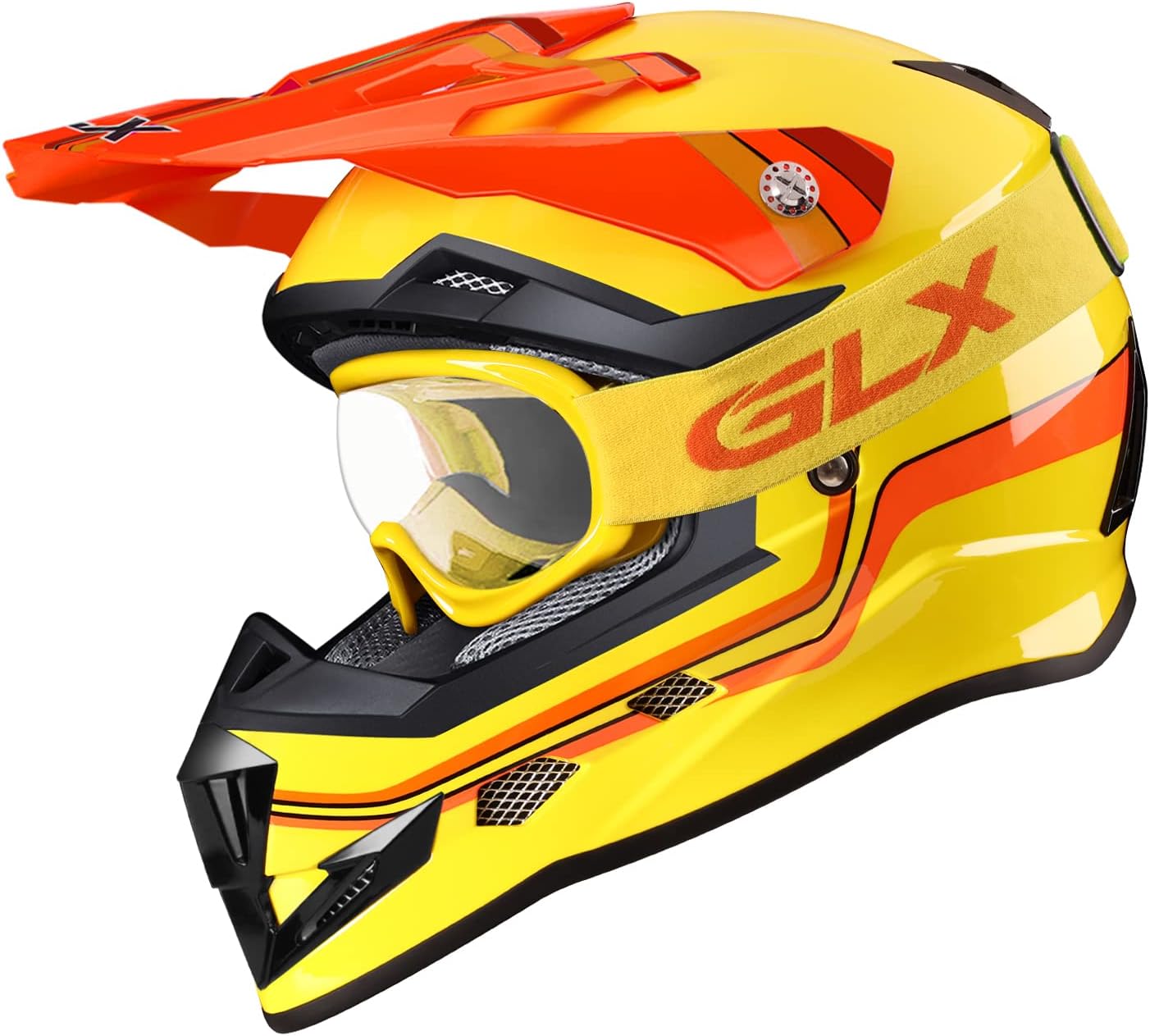 Glx Gx623 Youth Dirt Bike Helmets GLX GX623 DOT Kids ATV Off-Road