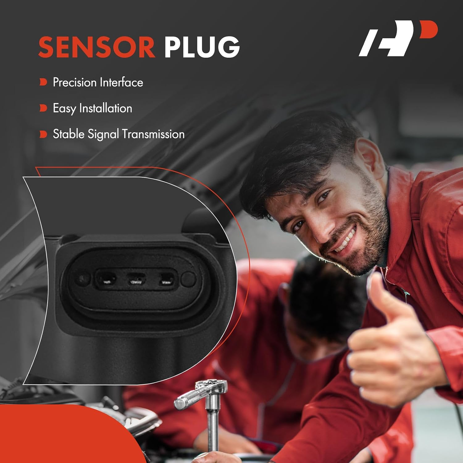 A-Premium Ride Height Level Sensor Compatible with Porsche Panamera 2017-2023, Rear Driver and Passenger Side, 2-PC Set
