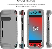 Vista 6 de Semeving for Nintendo Switch Case,Soft Protective Case with Ergonomic Grip Design,Shock-Absorption&Anti-Scratch