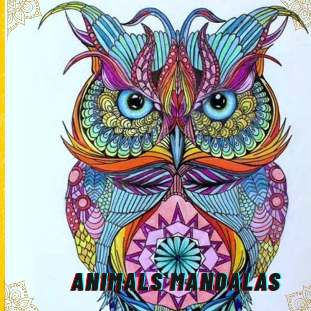 Animal mandalas to color: relax by painting these beautiful animal-shaped mandalas