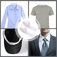 Vista 7 de 2 rollos de protectores de cuello desechables, almohadillas autoadhesivas para el cuello, protector de cuello cómodo, cintas para el cuello