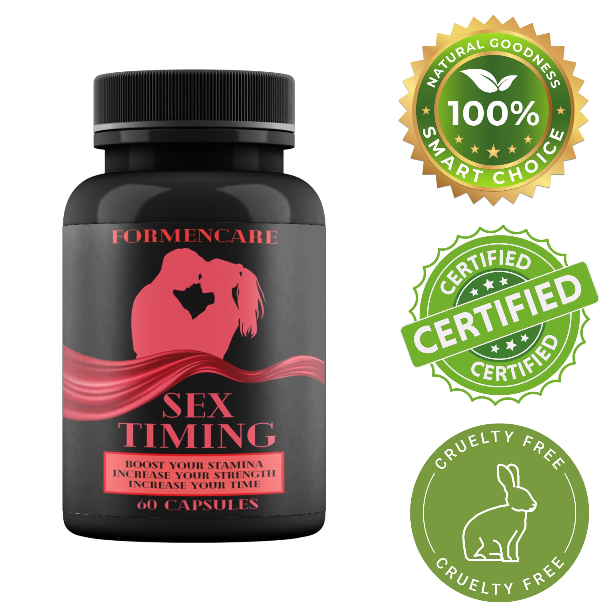 Stamina Multiplier - Enlargement Pills for Men - Amplify Male Size - Extend in Length, Engorge in Girth - Boost Up to 3 Inches in 90 Days - 60 Tablets — view 2