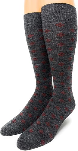 Vista 2 de Calcetines de vestir de lana alpaca para bebé Diamond District