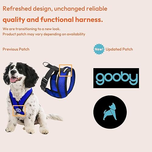 Miniatura 2 de Gooby Comfort X Head-In - Arnés para perro con diseño en X patentado anti ahogo y anti tirones para perros pequeños o medianos, para uso en