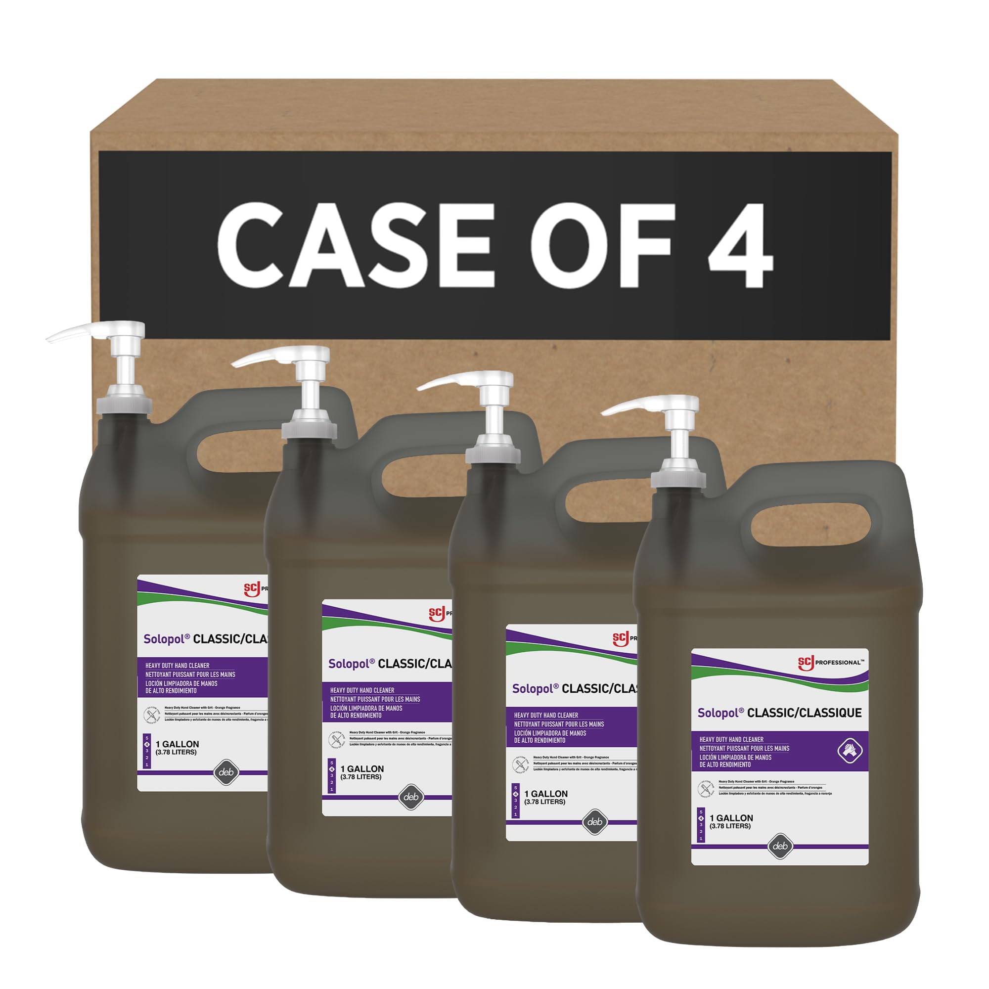 SC Johnson Professional Solopol Hand Cleanser 1 Gallon, 4 count