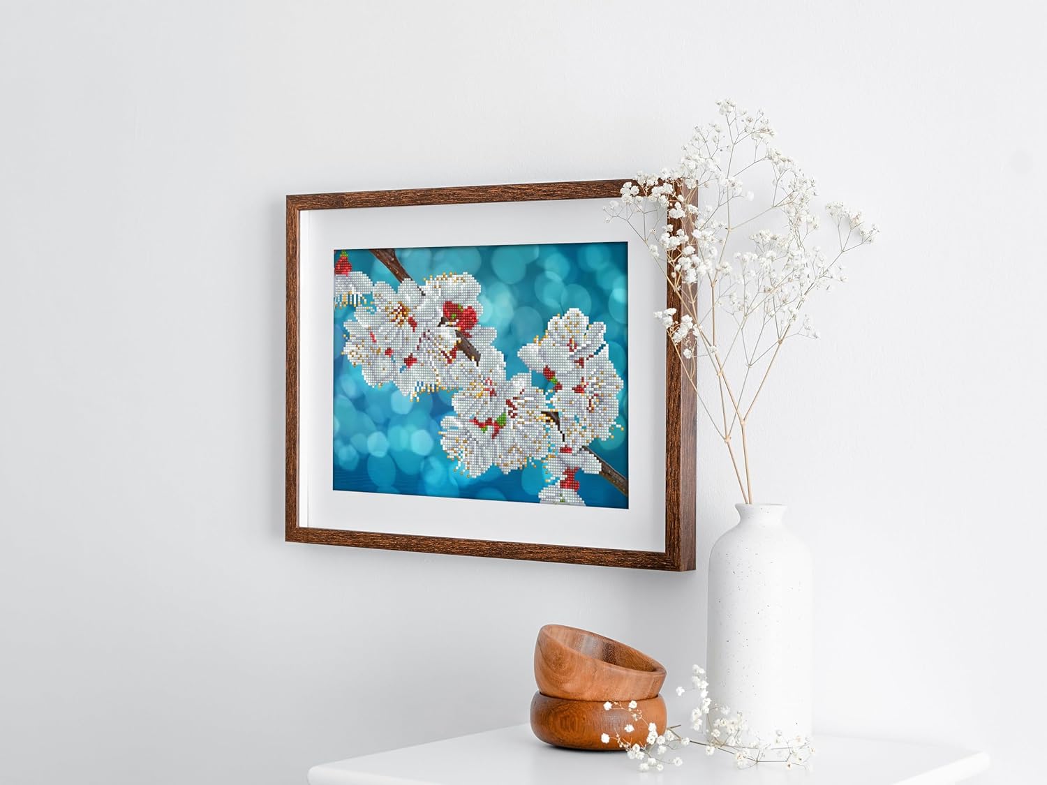 Diamond Dotz Oriental Bloom Flowers Diamond Painting Kits for Adults - Diamond Art Kits a Relaxing Creative Craft Kit with Dotz Gems 10.6"x14.6"