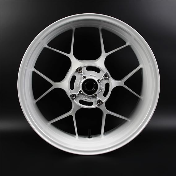 White Front Rear Wheel Rims Compatible with Honda CBR1000RR 2008-2016, Motorcycle Replacement Accessories Parts
