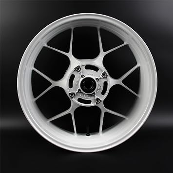 White Front Rear Wheel Rims Compatible with Honda CBR1000RR 2008-2016, Motorcycle Replacement Accessories Parts