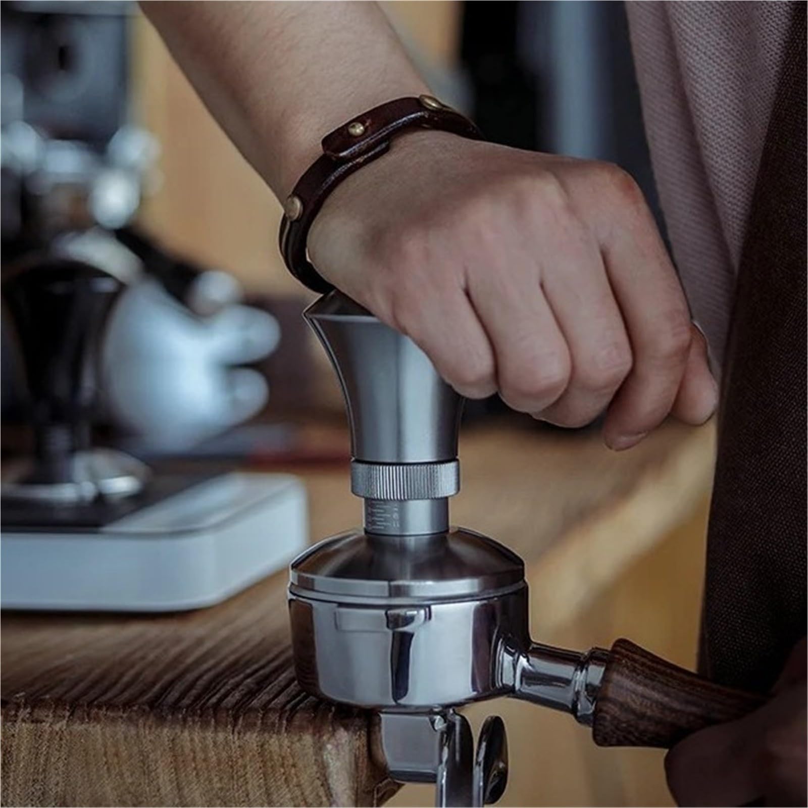 Tamper Espresso 58.35mm Compatible Con MHW-3BOMBER, Compatible Con Gaggia