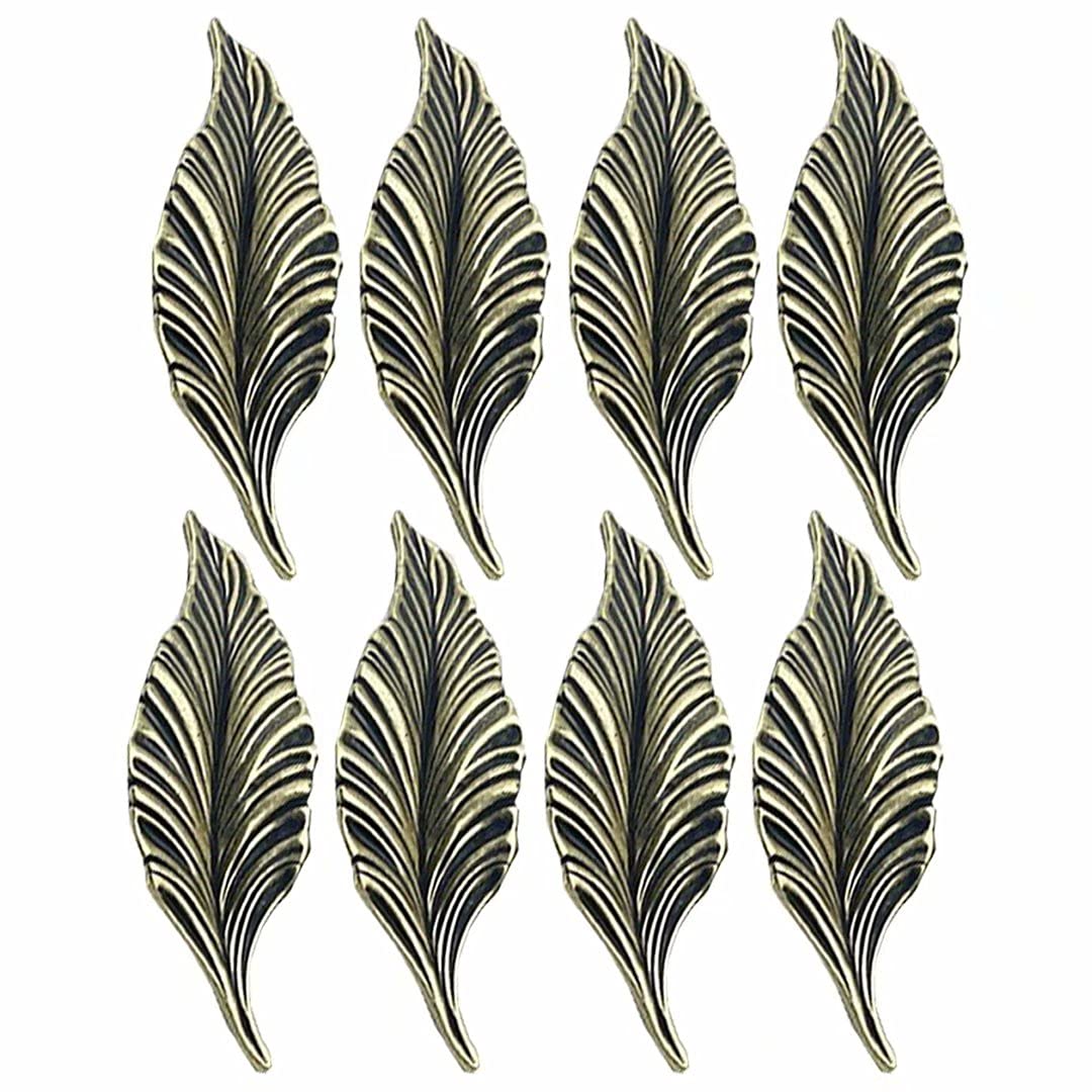 Poignées de meuble de cuisine en forme de feuille lot de 8