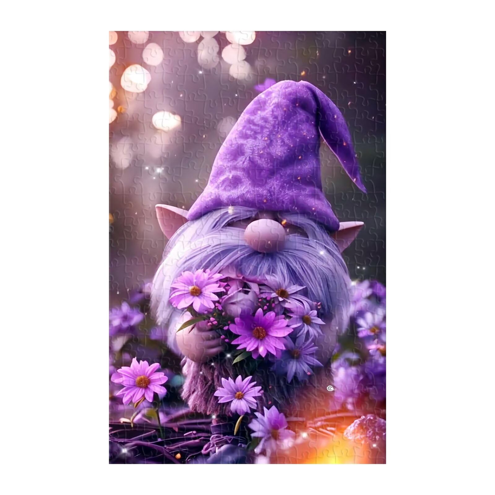 Puzzle 2000 Pezzi, Fiori Babbo Natale Puzzles, Puzzle Impossibile Gioco Logici Sfida Difficile Puzzles 2000 Pezzi per Adulti