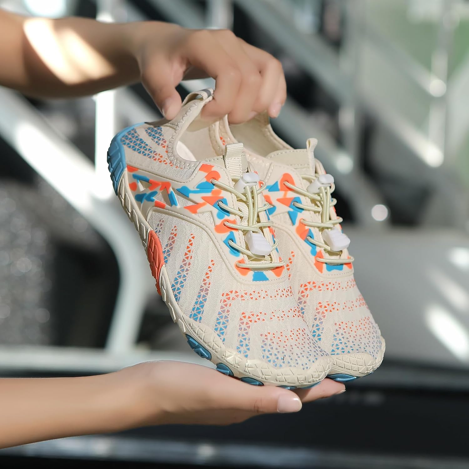 Hike Barefoot Shoes Women Men Footwear Water Shoes for Women Wide Toe Box Non-Slip Breathable Athletic Outdoor Barefoot Sneakers Flexible Lightweight Running Walking Shoe Unisex - Image 2