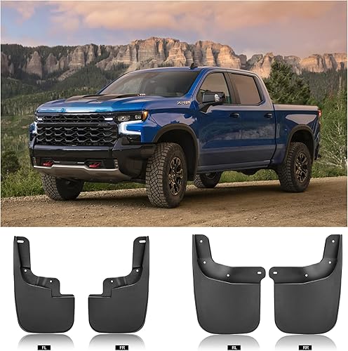 Miniatura 1 de BDFHYK Protectores contra salpicaduras de barro, 4 unidades de protectores de barro compatibles con Chevy Colorado y GMC Canyon 2015-2022 sin