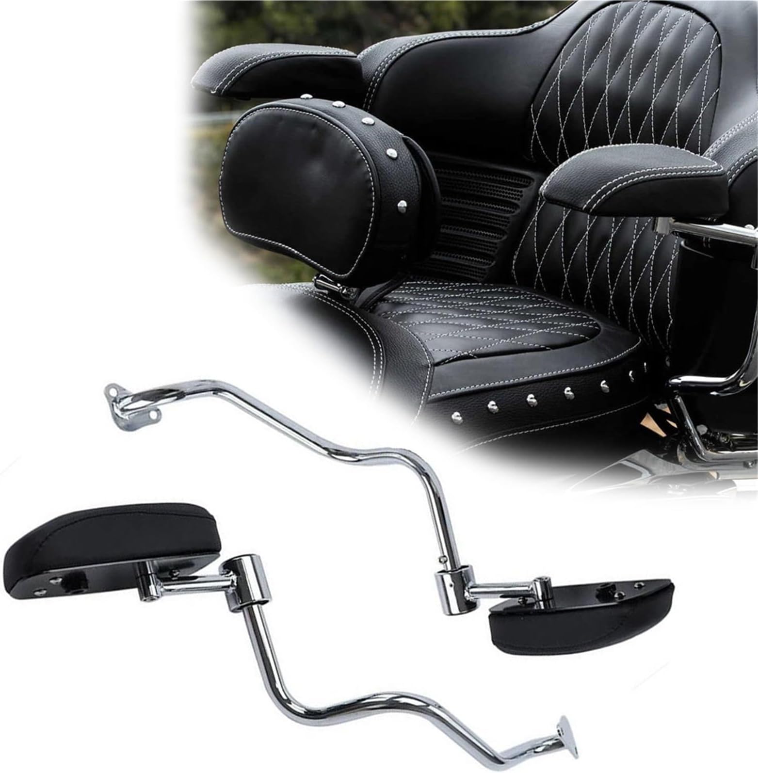 Handle part For Indian For Roadmaster 2015-2024 2016 2017 2018 2019 2020 Motorcycle Accessories Passenger Trunk Armrests Left And Right Support Armrest