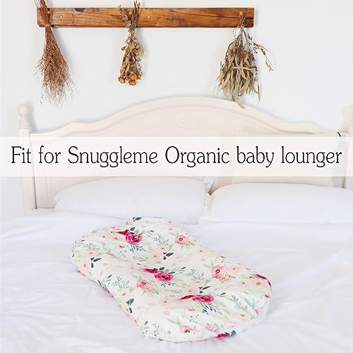 Miniatura 3 de Funda para tumbonas de bebé, funda floral para recién nacidos, funda para nido de bebé para niñas, funda extraíble para tumbona acolchada para bebé,