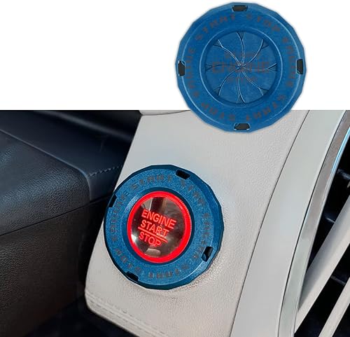 Cubierta para botón de arranque, cubierta del botón de arranque del automóvil, cubierta del interruptor de llave de encendido del automóvil,