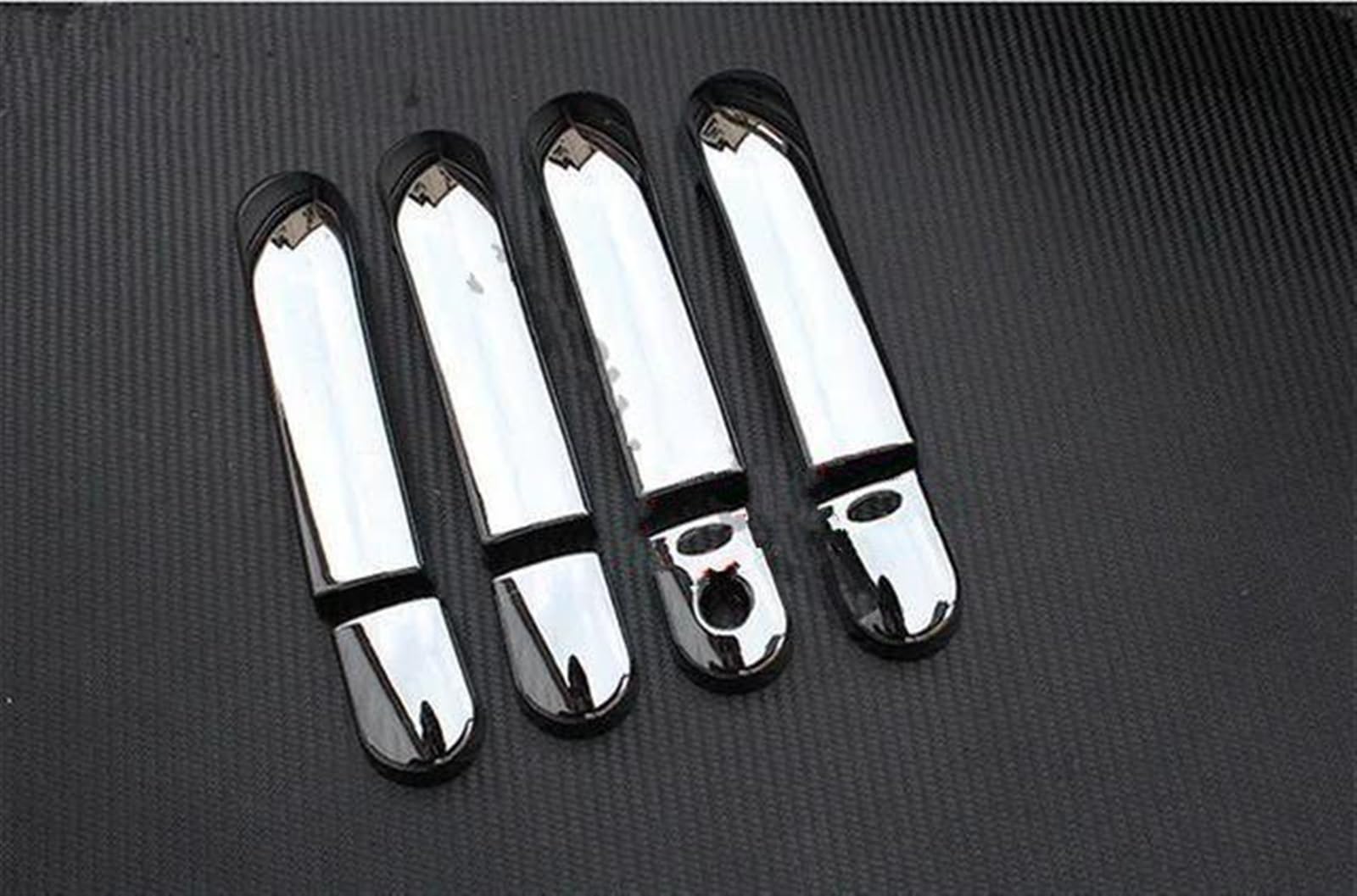 Kjhopy C Arbon Fiber Hrome Ar Door Handle Bowl Over For Nissan For March/Micra K12 2003-2010 Sticker Exterior Door Handle(C)