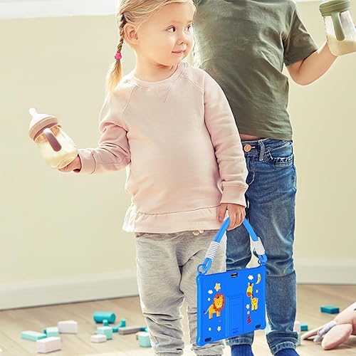 Miniatura 6 de PRITOM Tabletas para niños de 10 pulgadas Android 13, tableta con cordón 64GB, Quad-Core, pantalla HD IPS, WiFi, cámara dual, tableta para niños