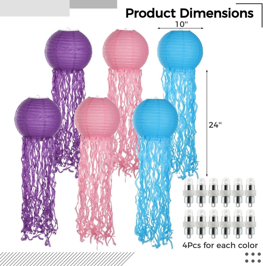 Enchant Your Party: Review of LED Hanging Jellyfish Lanterns for a Magical Mermaid Theme