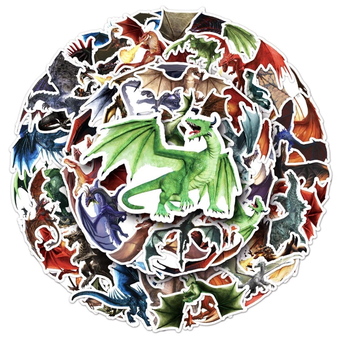 Amazon.co.jp: ドラゴン dragon 龍 竜 幻想ドラゴン シール ステッカー