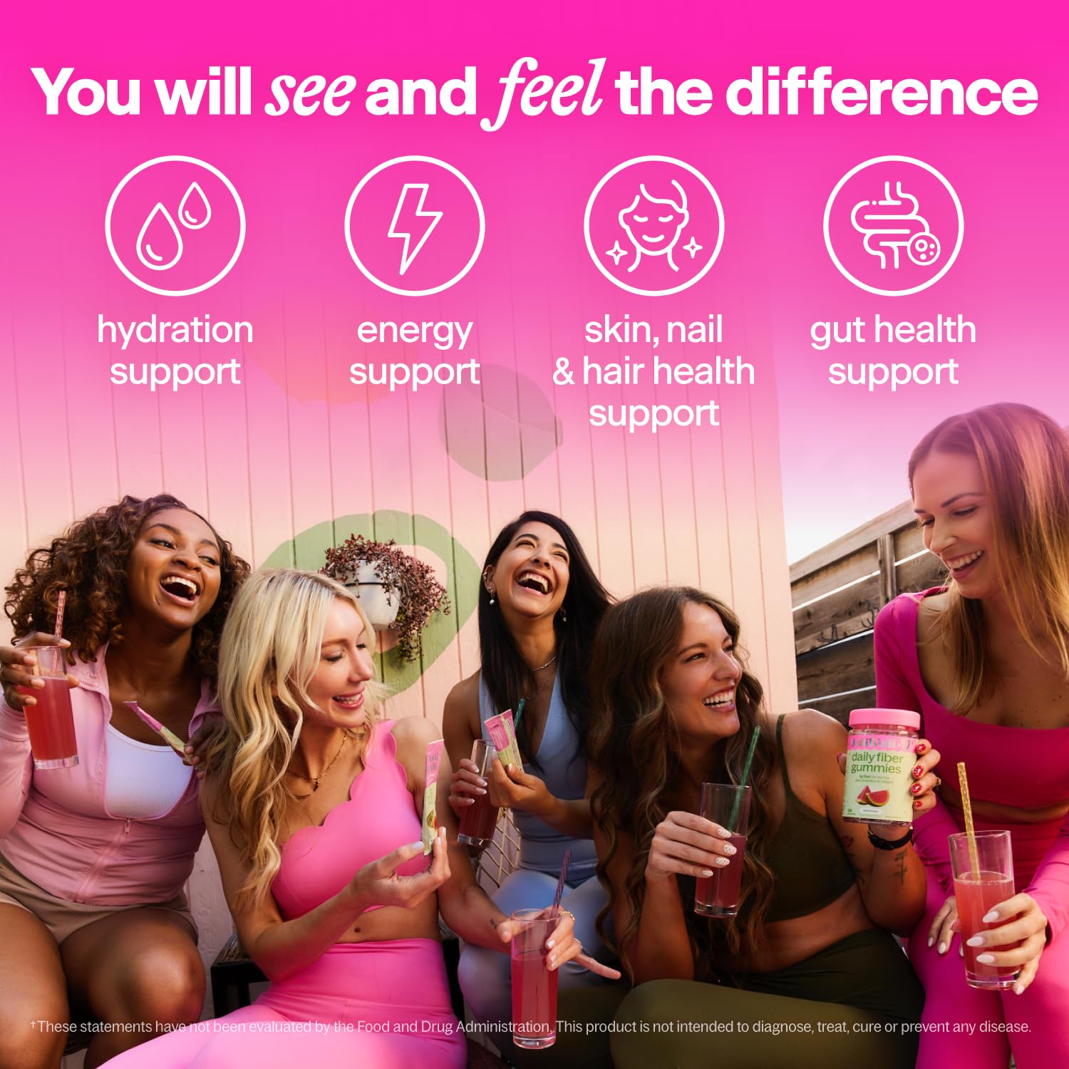 Belli Welli Fiber Supplement Powder with Prebiotics for Digestive Health and GLP-1 Support, Soluble Fiber for Gut Health & Debloat, Keto, Gluten Free, 45 Servings (1 Pack) Unflavored — Amazon image 7