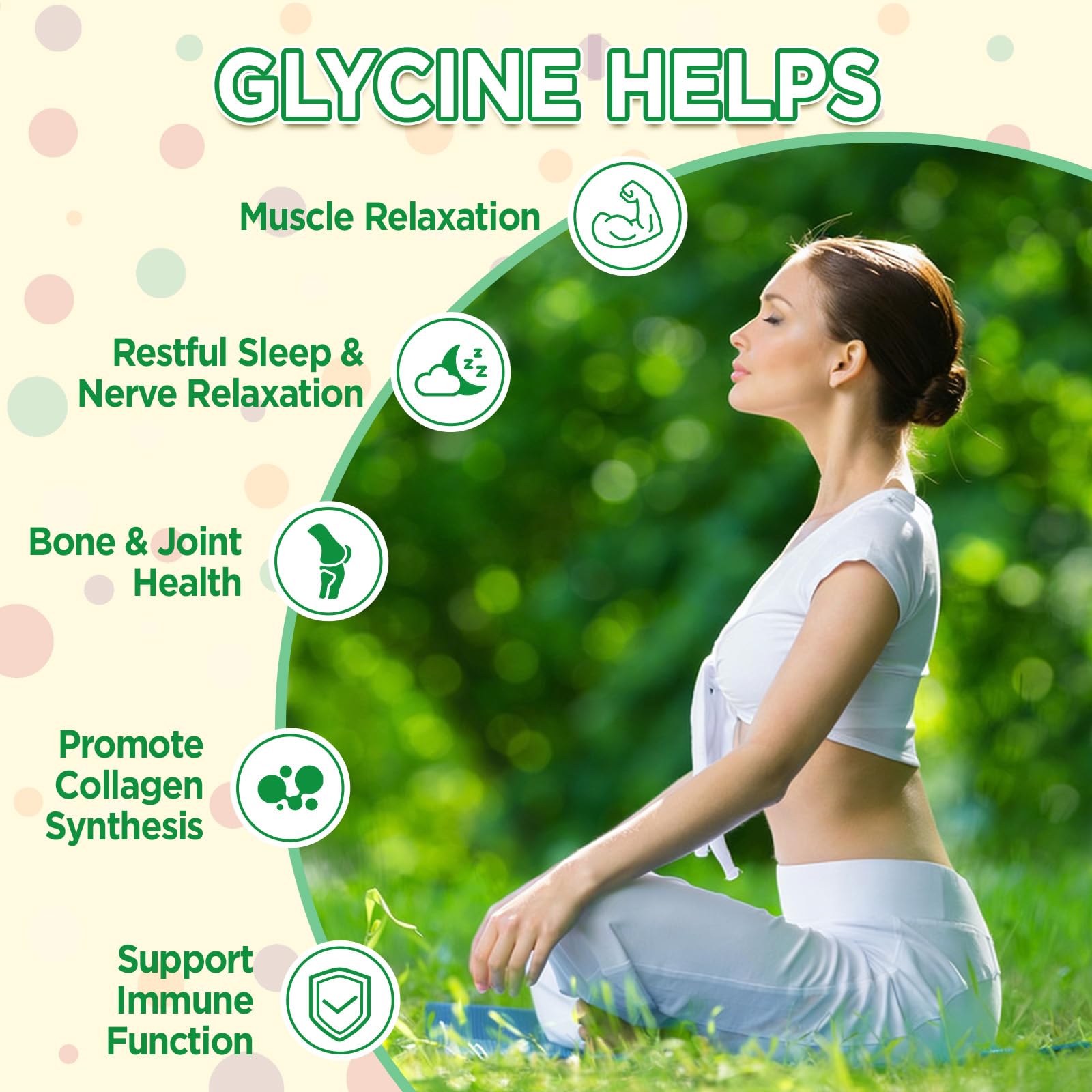 Glycine Gummies, Glycine 3g with Alanine 1000mg for Sleep Muscle Relaxation — Amazon image 6