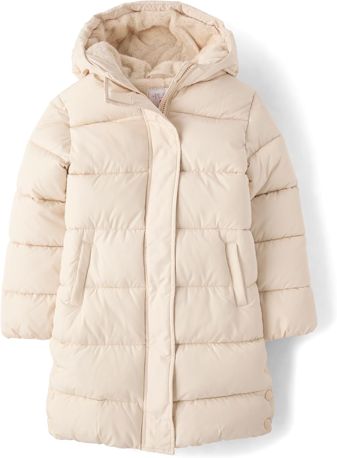 The Children's Place girls Medium Weight Long Puffer Jacket, Wind-resistant, Water-resistant