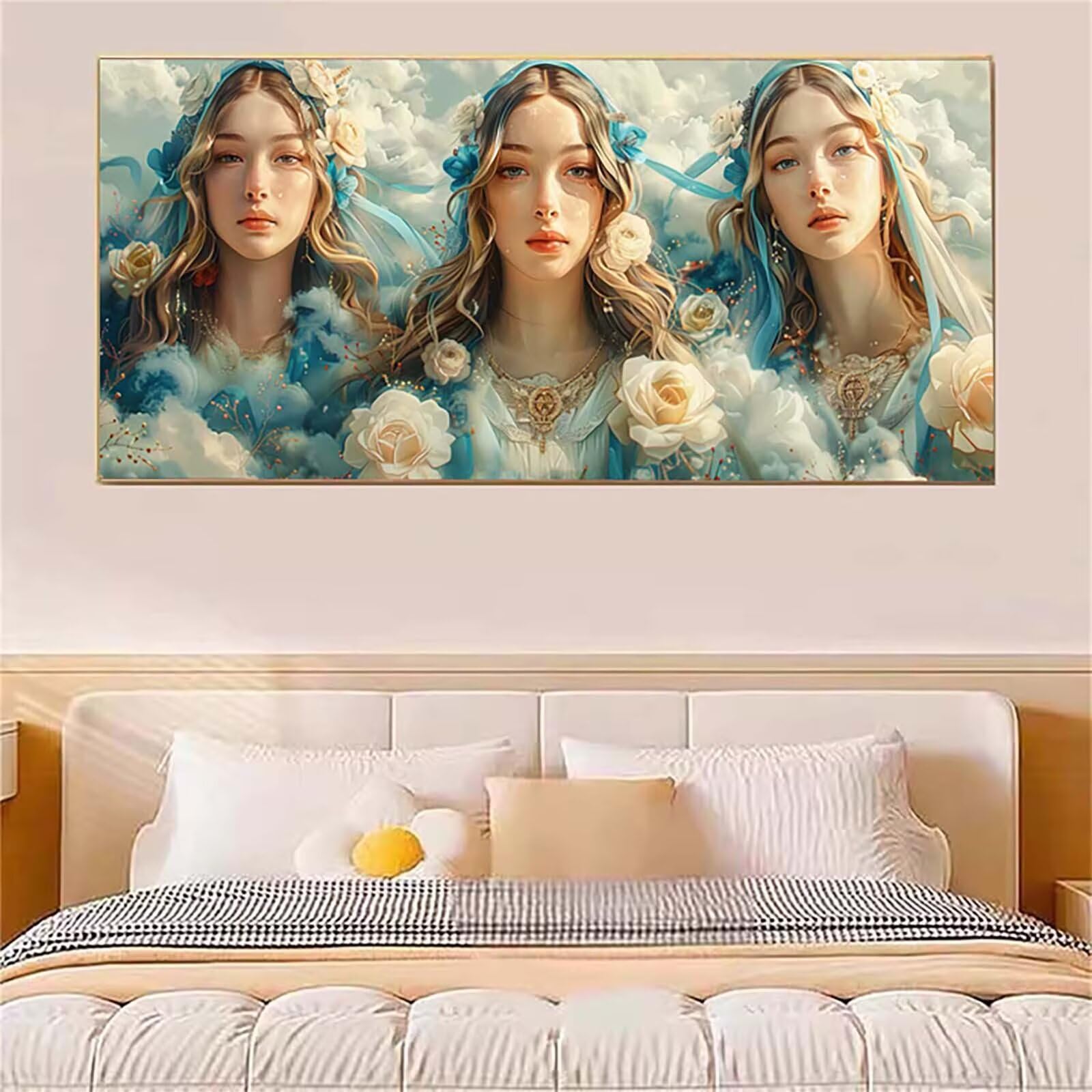 Damskie diamentowe malowanie duże 100x200cm, 5D DIY diamentowe malowanie S