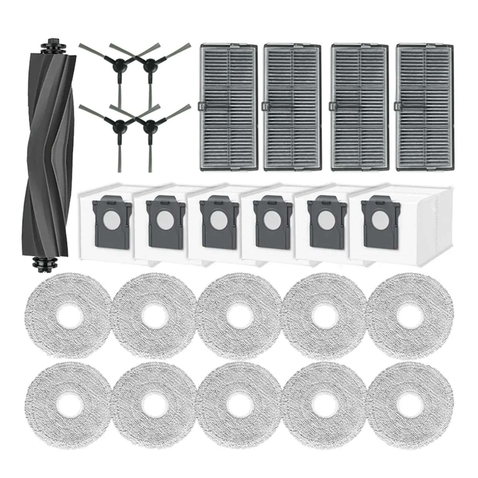 Compatibile con l'aspirapolvere robot E30 Ultra Spazzola laterale principale Filtro Hepa Accessori for parti in tessuto