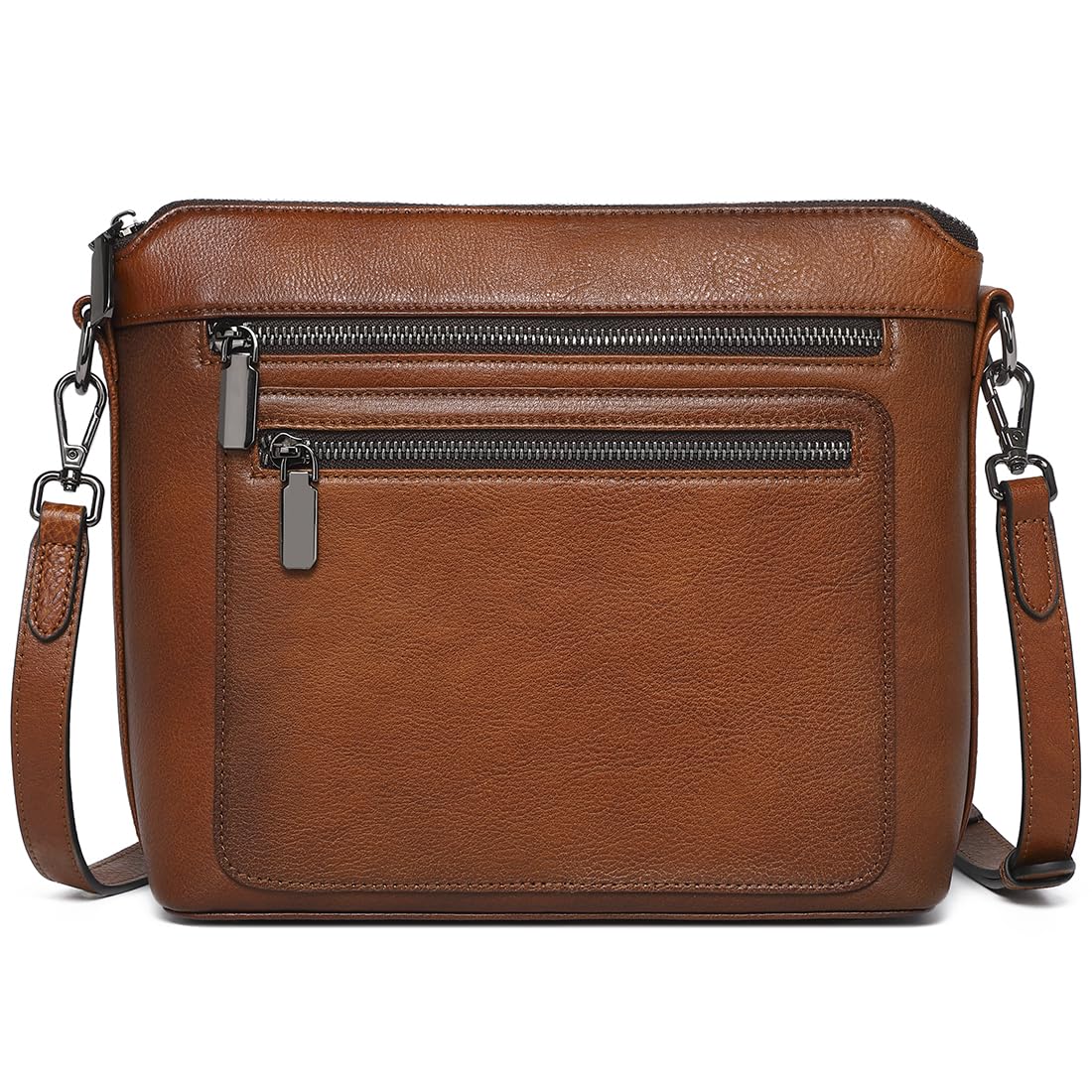 COOLCY Genuine Leather Crossbody Bag