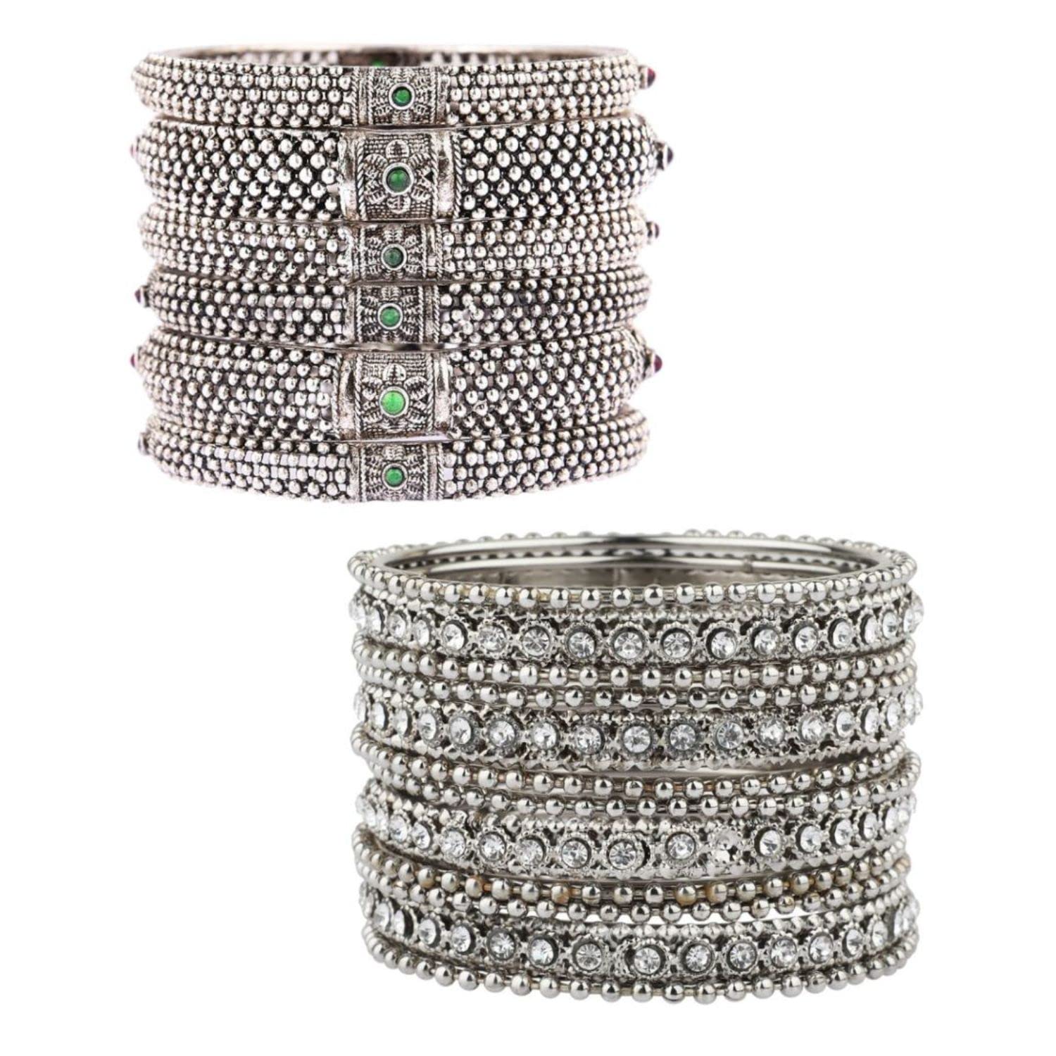 Indian Bangle Set Bollywood Traditional Bracelet Jewelry for Women