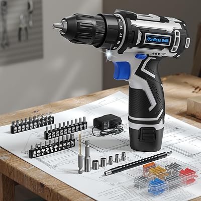 mejores ofertas taladros - 12V Destornillador Electrico 