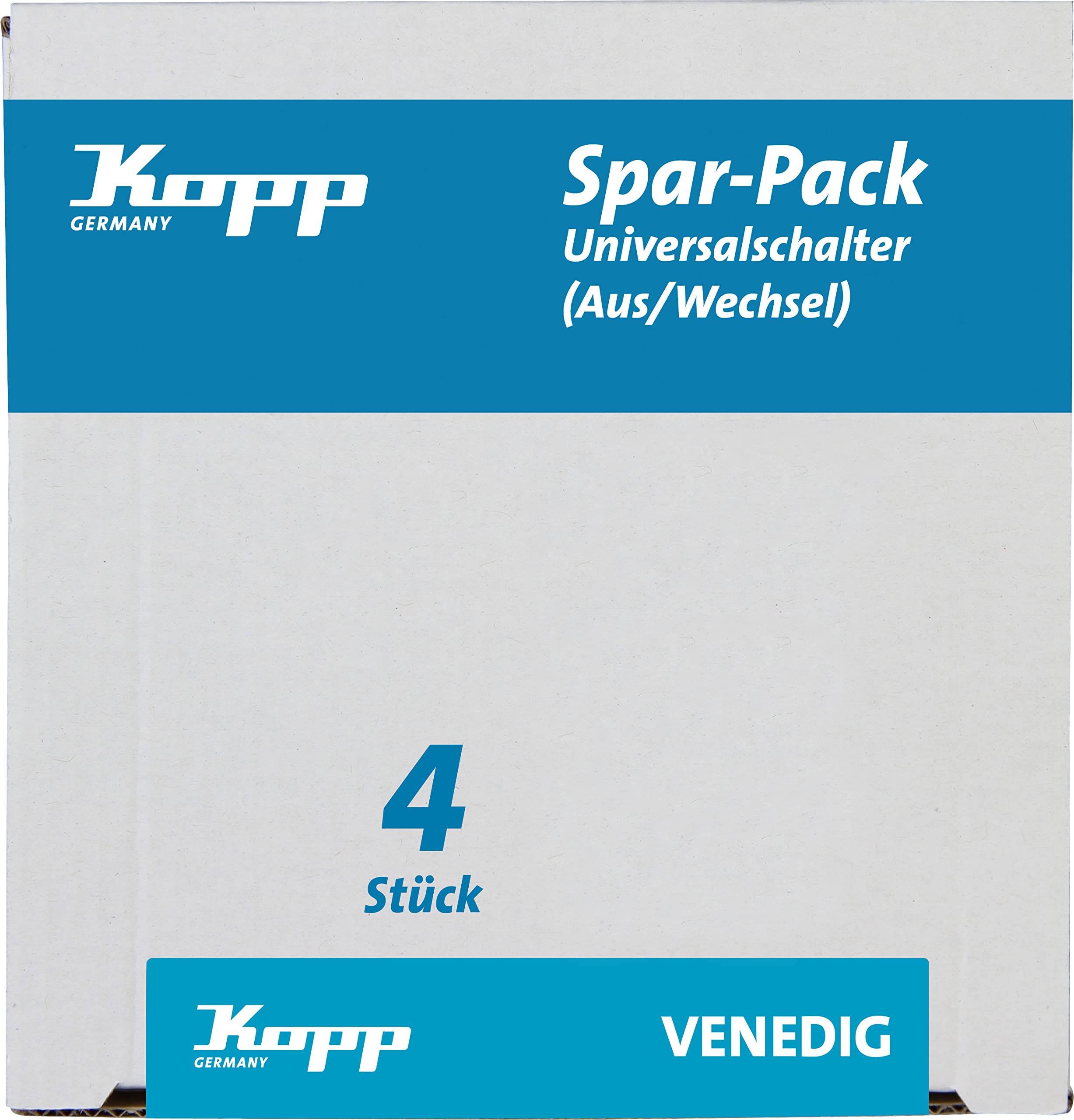 Kopp Venice Value Pack A/W Toggle Switch Pack of 4, Platinum, 602643054 4