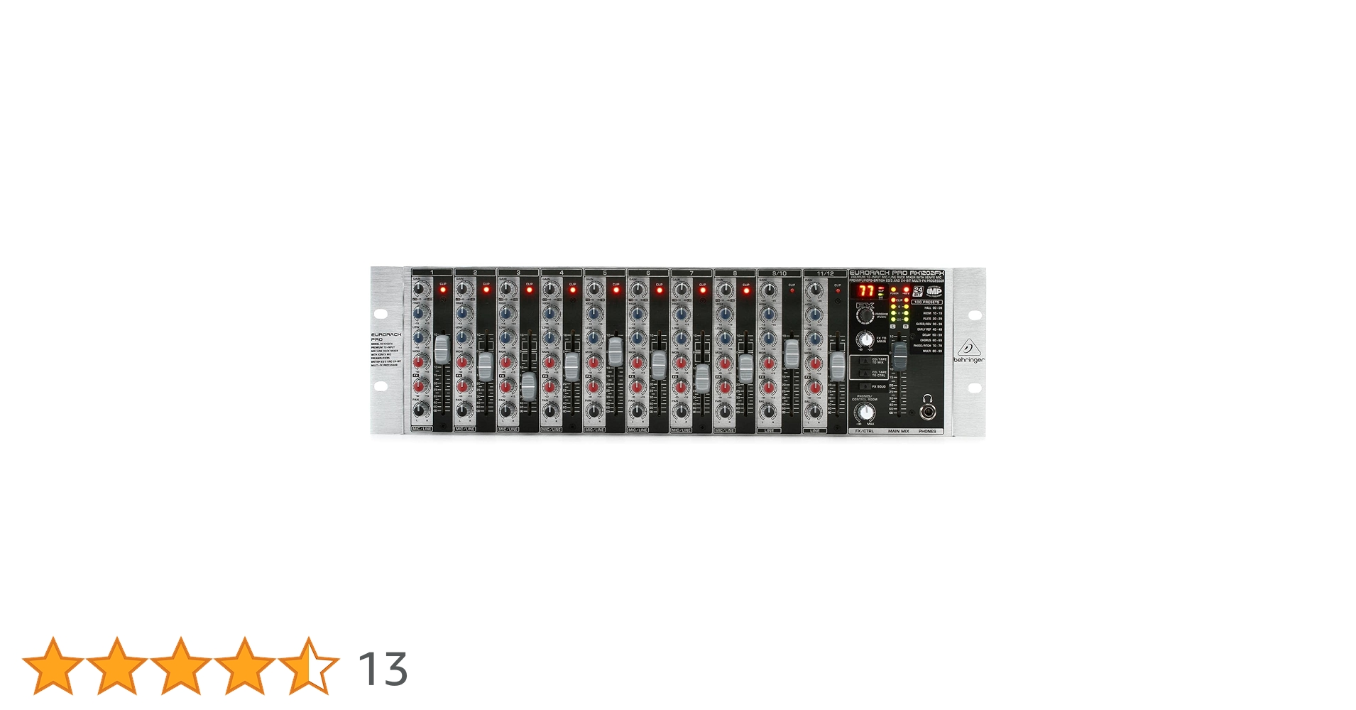 Amazon | Behringer Eurorack Pro RX1202FX ラックマウント