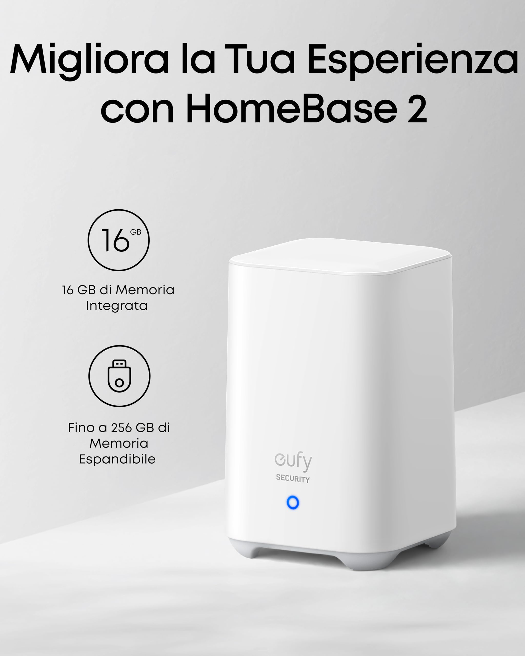 eufy Security Cam E40 Add-on, Telecamera Wi-Fi Esterno con Pannello Solare | Telecamera Aggiuntiva, Sicurezza Wireless, Risoluzione 2K, Visione Notturna MaxColor, IP67.