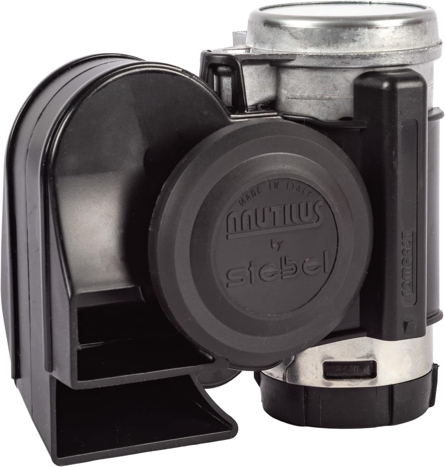 NAUTILUS COMPACT BLACK 12V Air Horn