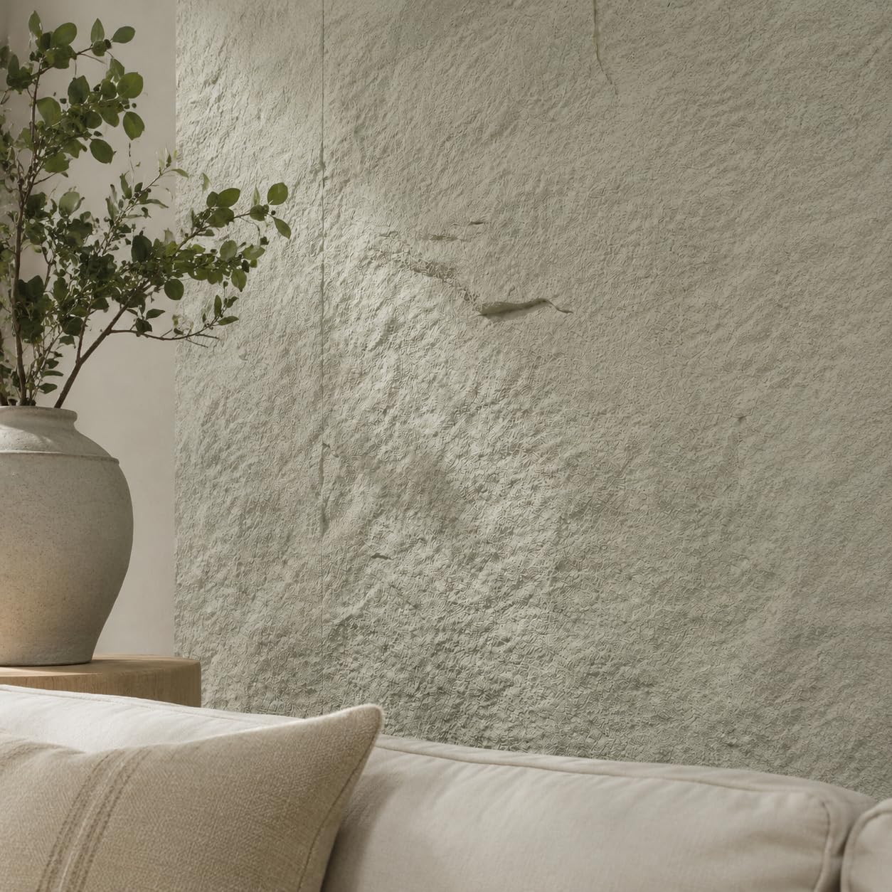 Panel Pared Piedra PU, Impermeable, Oro Coral 600 * 1200mm
