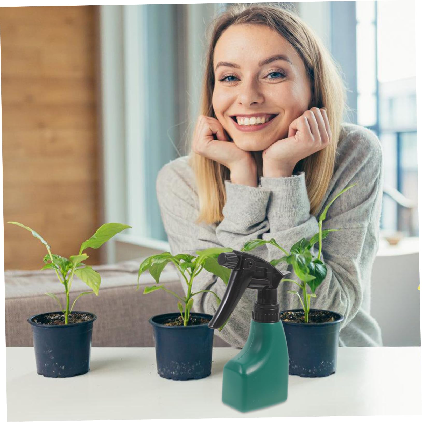 Juego de Herramientas de Jardinería 10 Piezas Verde Portátil