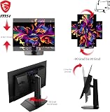MSI MPG 271QRX QD-OLED écran Gaming 26.5 Pouces WQHD - Dalle Quantum Dot OLED 2560 x 1440, 360Hz / 0,03ms, 99% DCI-P3, ΔE≤2, DisplayHDR True Black 400 - KVM, RGB, DP 1.4a, HDMI 2.1, USB Type-C - 5